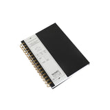 Numic Stria Wiro Collection| Black Colour Hardbound Cover | A5 Size Notebook | 160 Pages 100 Gsm Ruled Lines | Wiro Book