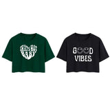 Toplot Tops For Women || Western Tops For Woman Stylish || Crop T-Shirt Western Pack Of 2 (Combo-Top-5258-Olv-Blk-M),Olive-Black,,B0F6NPVTD1