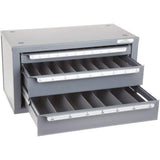Huot 13050 ThreeDrawer Drill Bit Dispenser Cabinet for Letter Sizes A to Z