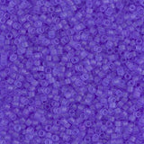 Miyuki Delica 11/0 Cylinder Seed Beads - Dyed SF Tr Purple - DB0783 5 Grams