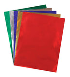 Hygloss Products Metallic Paper 10 Sheets, 10 x 13, 2 each of 5 Assorted Colors