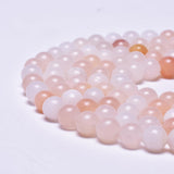 Asingeloo 6mm Natural Pink Aventurine Gemstone Beads Round Loose Stone Beads for Jewellery Making 15/Strand (Pink Aventurine,6mm