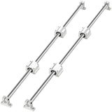 Bestequip Linear Rail Slide 2Pcs 16Mm X 1000Mm Linear Bearing Slide Set With 4Pcs Block Bearings Sc20Uu+4Pcs Shaft Support Linear Shaft Cnc Parts Kits For Electronic Equipment Guide Bar -Like New