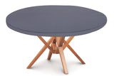 Stylista Polyester Elastic Round Dining Table Cover (WxL 36x36) in Inches - Grey