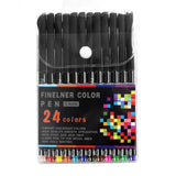 BANIRA Creative Colourful Fine Liner Colour Pen Set, 0.4 MM Tip, Kids Safe & Non Toxic, Ideal For Doodling, Drawing, Colouring,