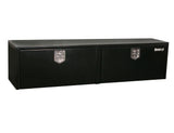 Buyers Products 1704320 Black Steel Underbody Truck Box, 24 x 24 x 72 Inch, Made In The USA, 14 Ga Black Steel Trailer/Truck Bed