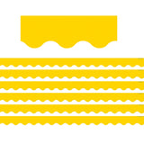 Teacher Created Resources Scalloped Border, 2.19-Inch X 210-Ft, Yellow Gold (Tcr4599-6)