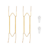 Plate Hangers for Wall for 12-16 inch, 2 Pack, Gold