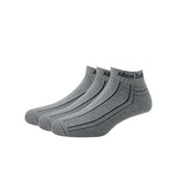 Allen Solly MenS Cotton Ankle Length Socks (Pack Of 3) Light Grey Melange