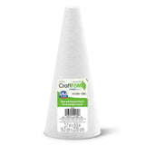 FloraCraft CraftFoM Cone 3.7 Inch x 8.9 Inch White