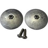 LENCO MARINE Sacrificial Anodes, Pair, 1 7/8, White, Medium