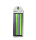 Transparent Memo Sticky Strips, PET Note Paper, Daily toDo Checklist, MultiColor Strips, 200 Lines, School Stationery