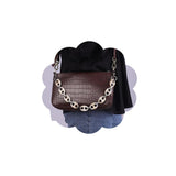 Chargances Purse Chain Strap Resin Ladies Handbag Chain Circle Link Bag Chain Shoulder Cross Body Bag Handbag Purse Replacement