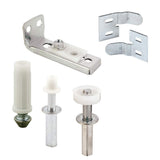 PrimeLine E 2516, Includes Bracket, Top and Bottom Pivots, a Guide Wheel and a pair Surface Aligners (6components) BiFold Doo