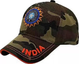 Bynomo Cotton Army Print India Cricket CapOriginal Quality Head Caps For MenUnisex Mens Cap Branded With Adjustable Buckle Cap