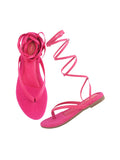 Shoetopia Women'S X-2 Flat Sandal-9 Kids Uk (X-2-Pink)-Eu42,Pink,9,B0D76TLDBL
