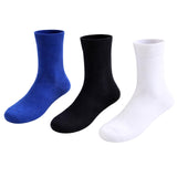 Minimum MenS Ankle Length Socks | Pack Of 3 | Breathable Fabric, Elastic Design (Royal Blue, Black, White)