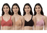 Fikten Molded Cross Belt Bra Padded Support Bra With Stylish Cross Strap Design (In, Numeric, 36, Multicolor)