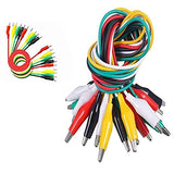 Avs Components 5 Pieces Double Ended Crocodile Clips Cable Alligator Clips Wire Testing