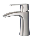 Fresca Fft3071Bn Fortore Single Hole Mount Bathroom Vanity Faucet, Brushed Nickel