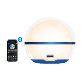 OLIGHT Sphere C Smart Night Light, USB-C Rechargeable, Ambient Table Lamp with APP Control, 75 Lumens RGB Dimmable Bedside lamp,