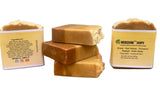 Mercivine Turmeric Papaya Kojic Tallow Soap (3 Bundle) - Handmade Cold Process Soap with Goat Milk, Honey & Oats - Gentle Cleans