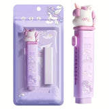 MotiBa Cute Cartoon Erasers Retractable Erasers for Strudents & Adults Cartoon Pencil Eraser for Writing, Drawing & Office S