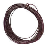 ATORSE 3x2mm Waxed Nylon Cord Jewellery Making String Findings 10m Coffee