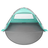 Oileus Beach Tent 2-3 Person Portable Sun Shade Shelter UV Protection, Extended Floor Ventilating Mesh Roll Up Windows Carrying