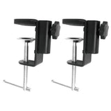 XINME Desk lamp Clamp: 2PACK 1/2 Enlarge Hole Replacement C Clamp Desk Light,Magnifying Glass w/ Light,Table Mic Stand,Mic Arm D