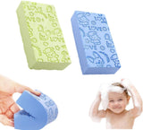 Soft Baby Bath Sponge Gentle Shower & Skin Cleaning Sponge for Newborns, Infants & Kids Reusable, Cute Design, Safe for Sens