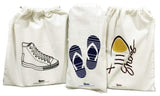 Arka Home Products Shoes Bags For Men (Set Of 3 White)