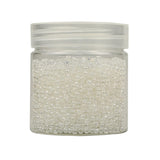 BALABEAD Shiny Transparent Size 3mm 8/0 Seed Beads About 4000pcs /110grams in Box Glass Craft Seed Beads for Jewelry Making (Bri