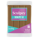 Sculpey III Polymer OvenBake Clay, Hazelnut Brown, Non Toxic, 2 oz. bar