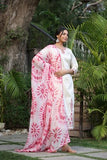 Anni Designer Women'S Cotton Blend Straight Embroidered Kurta With Pant & Dupatta (Bhavi Cream-Kdv_5Xl_Cream_Xxxxx-Large),Cream,5XL,Cotton Blend,Regular,