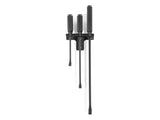 TEKTON Angled End Handled Pry Bar Set with Wall Hanger, 3-Piece (12, 17, 25 in.) | LSQ96503 | Made in USA