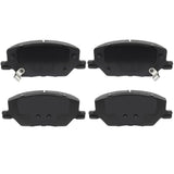 ECCPP D1811-9046 Front Ceramic Disc Brake Pad Set Fit For Fiat 500X 2016-2018,For Jeep Compass 2016-2020,For Jeep Renegade 2015-