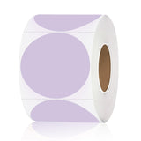 STARLIBOO Colored Dot Stickers, 2 inch Garage Sale Stickers, 350Pcs Adhesive Circle Price Labels (Purple)