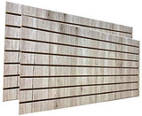 Only Hangers Barnwood Slatwall Panels 24 H x 48 L (Set of 2 Panels) - Available with or Without Metal Inserts (Without Metal)