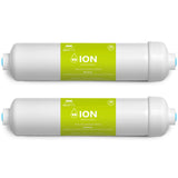 Express Water - 2 Pack Deionization Water Filter Replacement - DI Water Purifier - 10 inch - Under Sink and Reverse Osmosis Syst