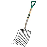 Truper 30Inch 30330 Tru Tough Manure/Bedding Fork, 10Tine, DHandle