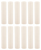 Creative Hobbies 4 Inch Tall Cream Plastic Candle Cover Sleeves Chandelier Socket Covers Pack of 12 Slip Over E12 Candelabra
