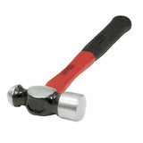 URREA Ball Pein Hammer 8oz Striking Tool with Forged and Machined Head & Ergonomic Fiberglass Handle 1308FV