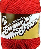 SugarN Cream Yarn SolidsRed