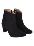 Shoetopia Girls Bt-2021 Black Ankle Boot - 8 Uk (Girls-Bt-2021-Black),Black,8,B0CQK5HVBK