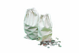 UBICON 14 x 24 Inches Large Size Heavy Duty Flat Bottom Coin Bags with Draw Strings, 5Pack (LAFBDS5)
