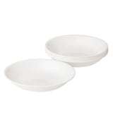 Corelle Vitrelle 6-Piece Bowl Set Triple Layer Glass and Chip Resistant, 20-Oz Lightweight Round Bowls, Winter Frost White