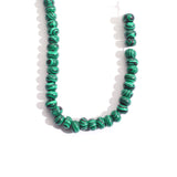 5x8mm Natural Rondelle Stone Beads Malachite Semi Precious Abacus Beads Handmake Gemstone for Jewerly Making DIY Bracelet Neckla