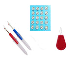 Crafts HAVELI Tailoring Sewing Kit 3 Items Set Seam Ripper Needle Threader Stitch Buttons Home Stitching Repair Tools DIY Craft