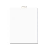 Avery 12391 AveryStyle Preprinted Legal Bottom Tab Dividers, Exhibit R, Letter, 25/Pack